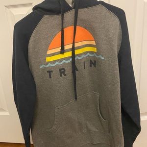 Warm hooded Train sweatshirt